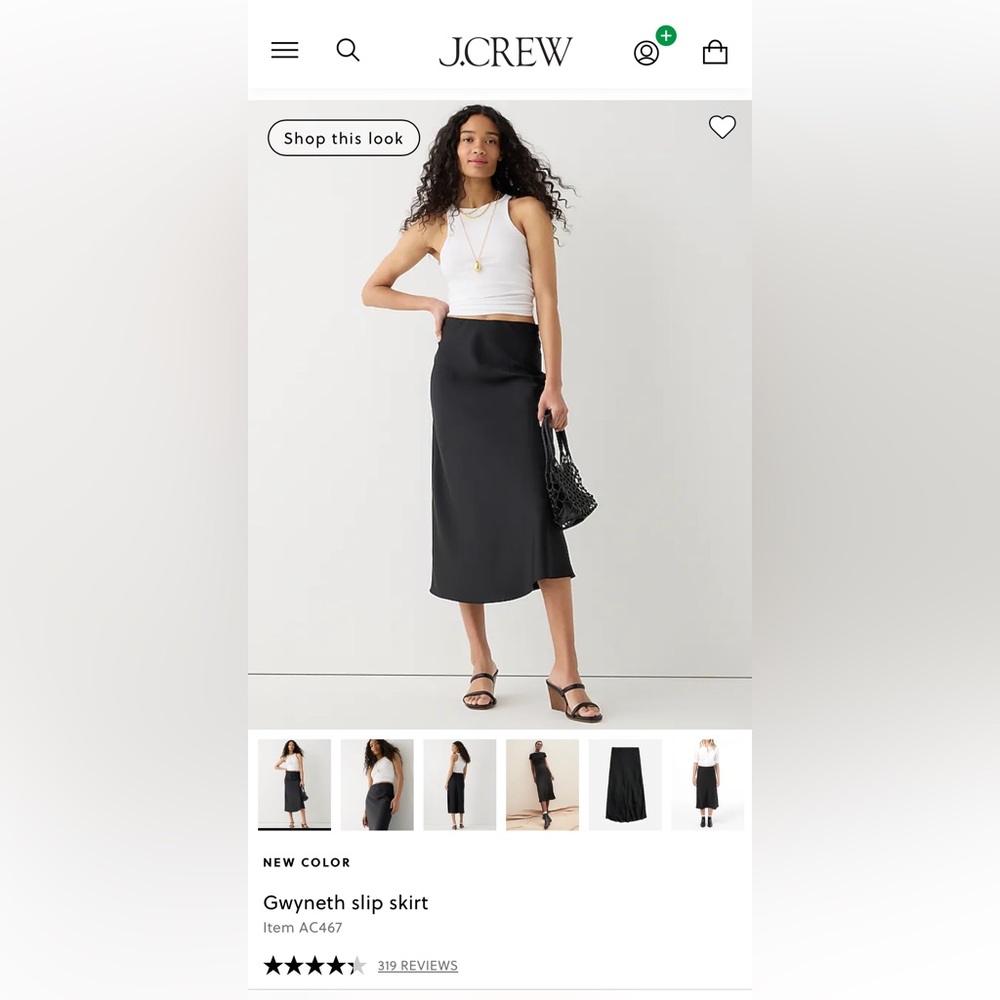 JCREW Slip Skirt